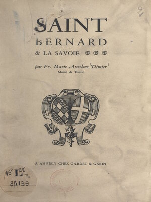 cover image of Saint Bernard et la Savoie